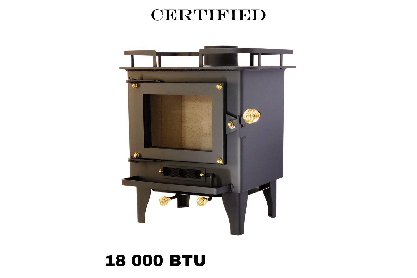 CB-2000 GRIZZLY Cubic Mini Wood Stove