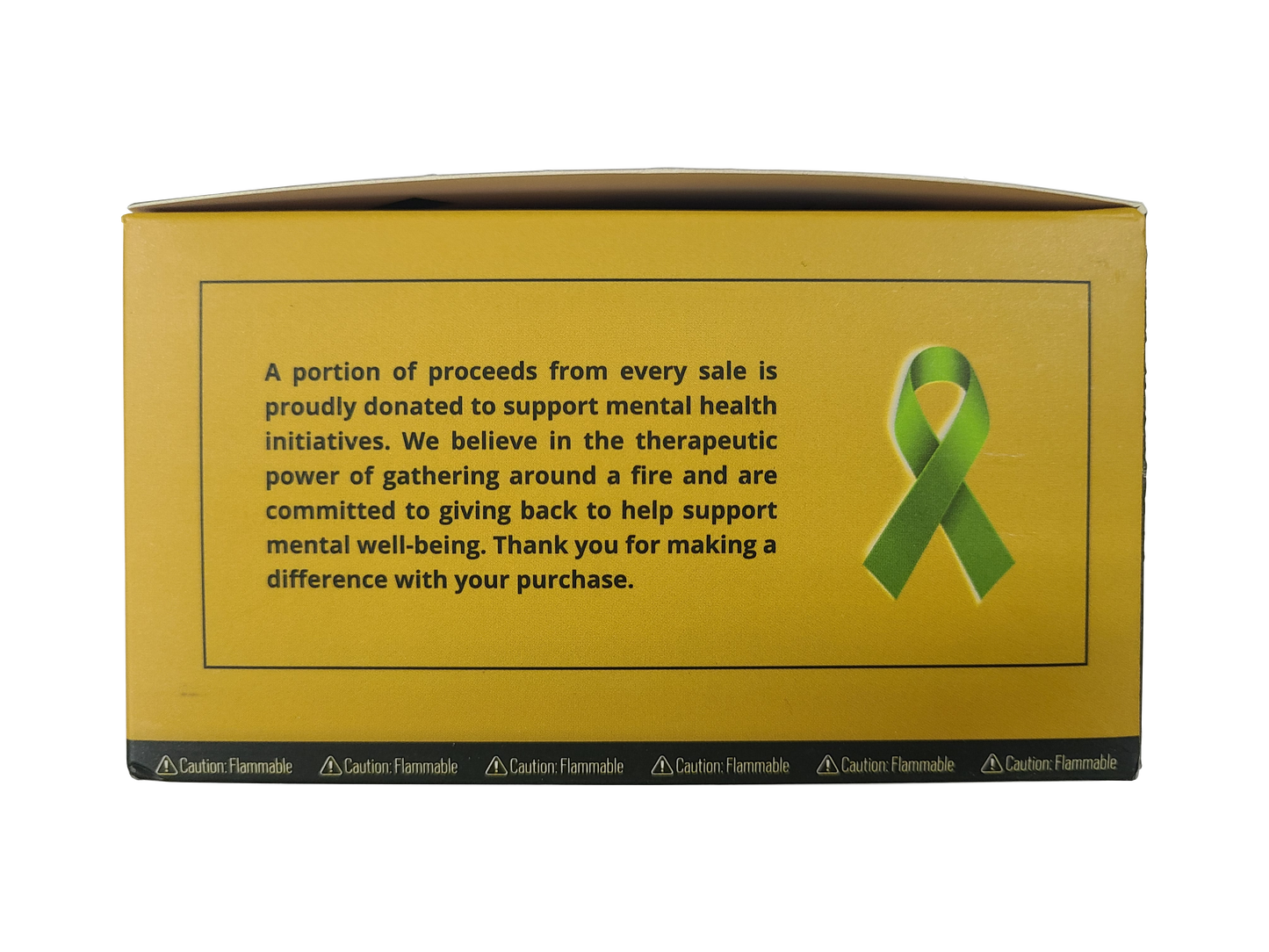 A box of CB-3030 Premium Ayden Fire Starters with branding and product information visible.