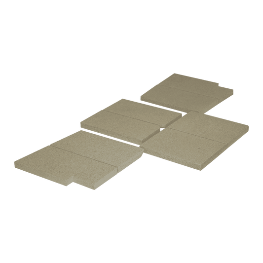 CB-8000 Complete Vermiculite Fire Brick Kit Grizzly