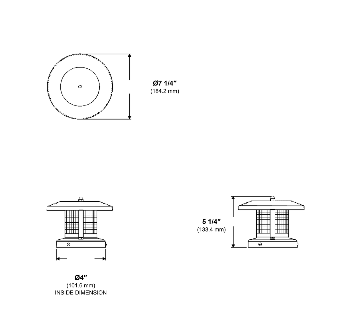 CB-5028-SS Stainless Steel Cap