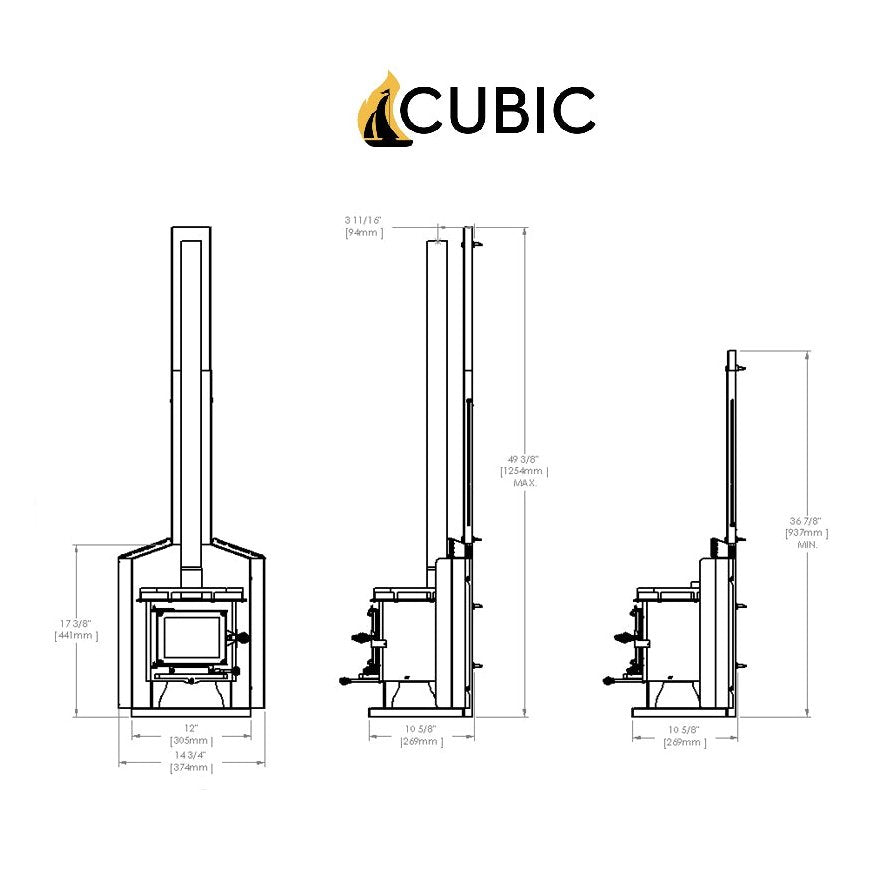 CB-2012-SS Stainless Steel Wall Mount Cub