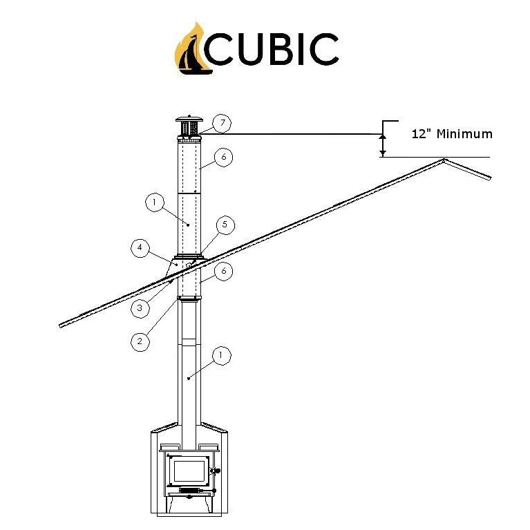 CB-6000-MR Metal Roof Exit Kit