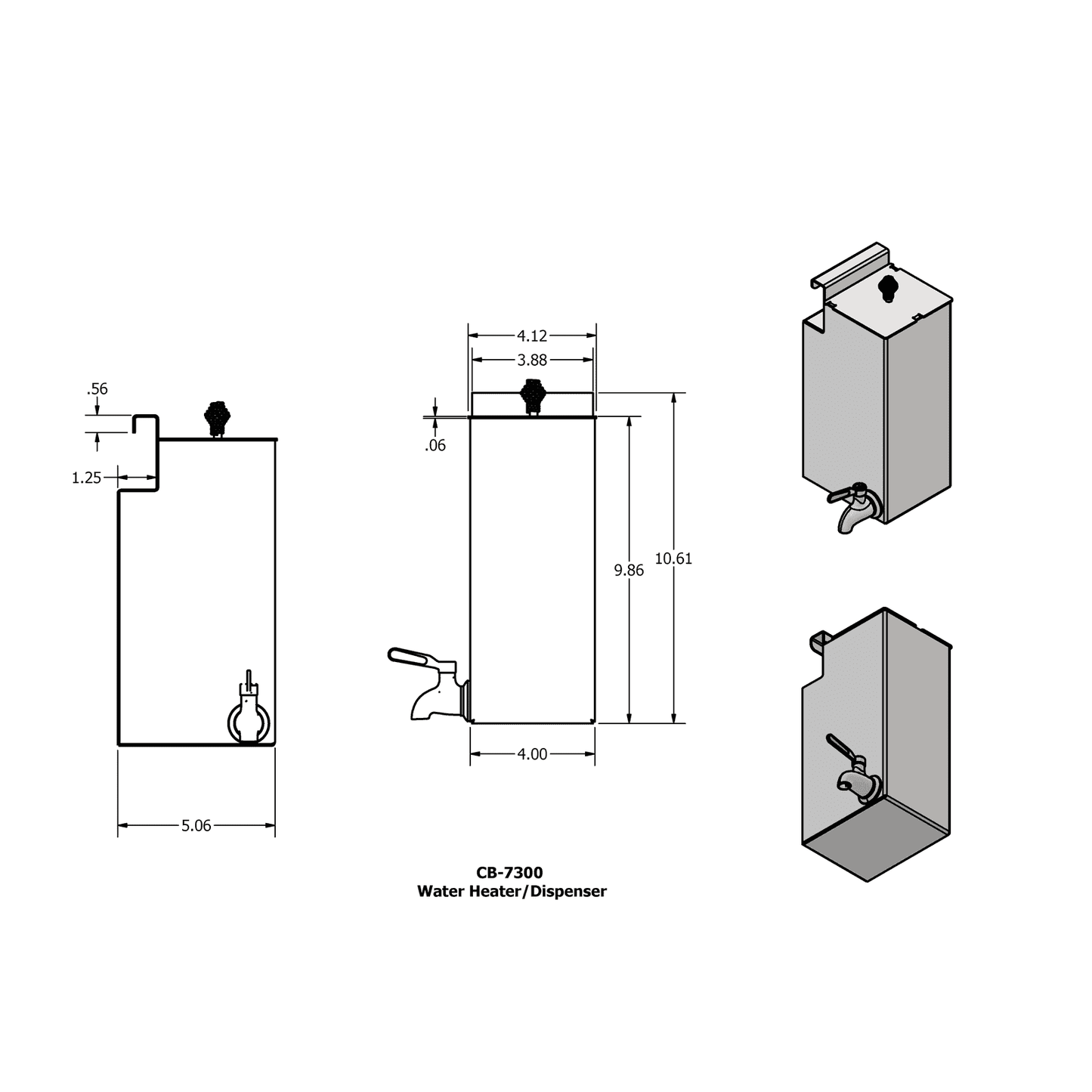 CB-7300 Water Heater/Dispenser