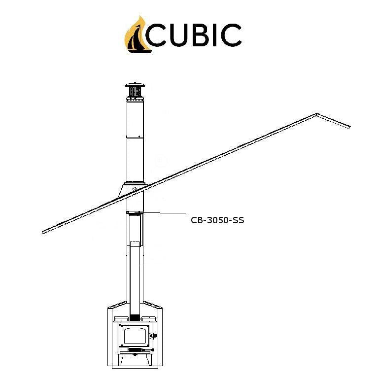 CB-3050-SS 3" to 5" Adaptor