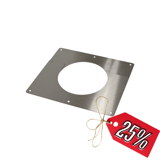 CB-5029-SS 5" Stainless Steel Ceiling Trim Plate