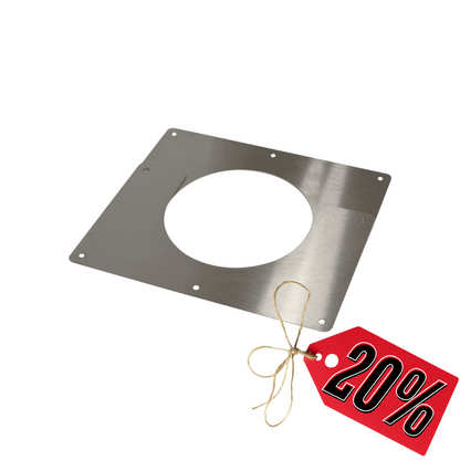 CB-5029-SS 5" Stainless Steel Ceiling Trim Plate