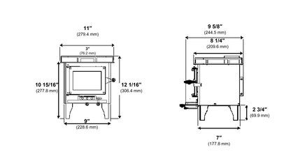 CB-1008 Cub Mini Wood Stove