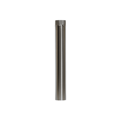 CB-3024-SS-4 Four 3" Stainless Steel Double Wall Flue Pipes, 24" Long