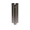 Load image into Gallery viewer, CB-3024-SS-3 Three 3&quot; Stainless Steel Double Wall Flue Pipes, 24&quot; Long