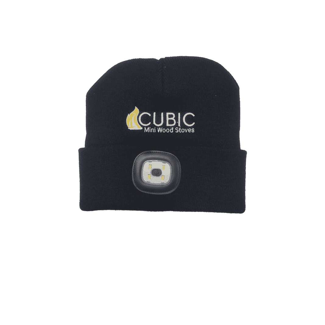 CB-7375-BL Cubic Beanie With Adjustable LED Light