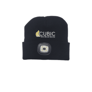 CB-7375-BL Cubic Beanie With Adjustable LED Light